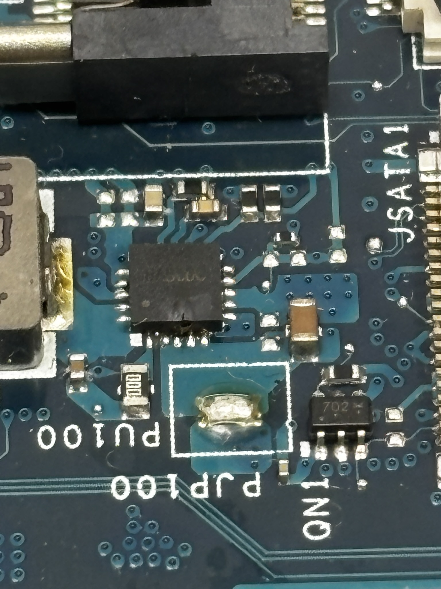 wypalony pin przetwornicy